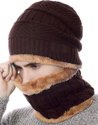 AJFuture Woven Beanie Cap(Pack of 2)