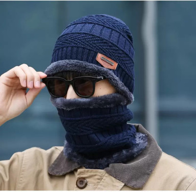 Neckline Woven Beanie Cap(Pack of 2)