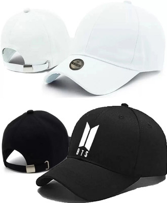 Zadinga Solid Sports/Regular Cap Cap(Pack of 2)
