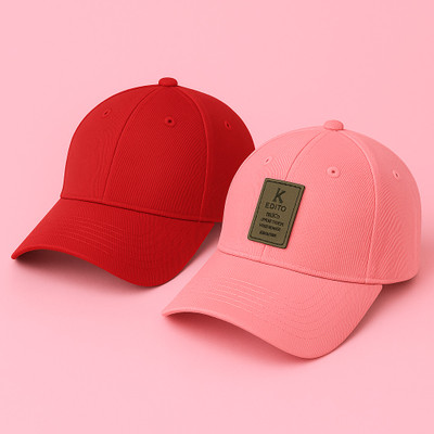 CLASSYMESSI Striped, Self Design, Solid Sports/Regular Cap Cap(Pack of 2)