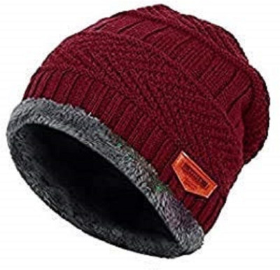 TQLOQZ Striped Beanie Cap