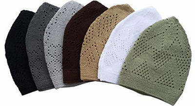 AYLO Checkered Prayer Cap Cap(Pack of 7)