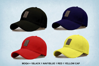 Evanden Embellished Sports/Regular Cap Cap(Pack of 4)
