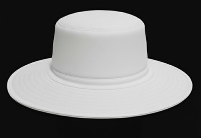 ECOSKY Solid Cricket Cap(White, Pack of 1)