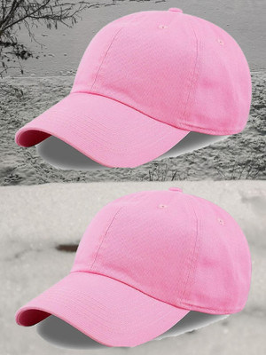 cap world Solid, Self Design Sports/Regular Cap Cap(Pack of 2)