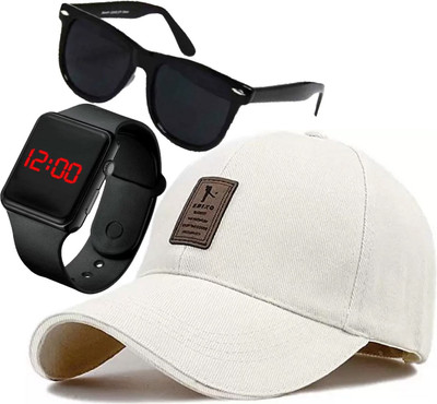 SPEQTA Solid Sports/Regular Cap Cap(Pack of 3)