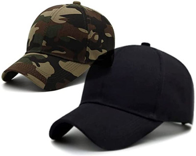 Adorazone Solid Sports/Regular Cap Cap(Pack of 2)