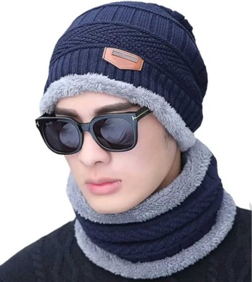 HATLIFT Woven Beanie Cap(Pack of 2)