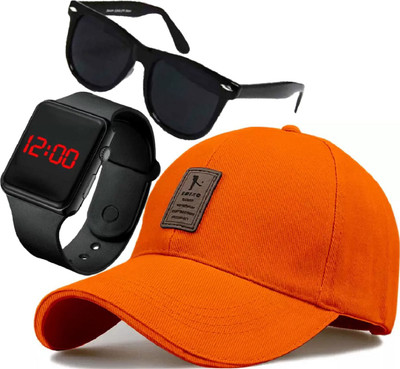 SPEQTA Solid Sports/Regular Cap Cap(Pack of 3)