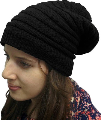 Nk tip top Self Design Beanie Cap