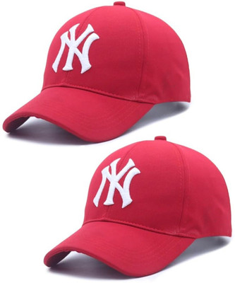 selloria Solid, Self Design, Embroidered Sports/Regular Cap Cap(Pack of 2)