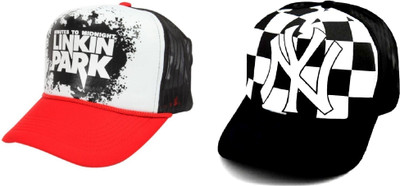 FashMade Printed Sports/Regular Cap Cap(Pack of 2)