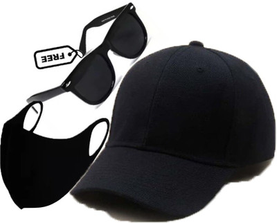 CLASSYMESSI Self Design Sports/Regular Cap Cap(Pack of 3)
