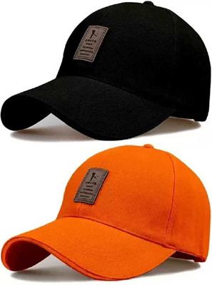 LUSHORA Self Design Sports/Regular Cap Cap(Pack of 2)