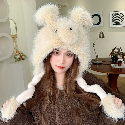 FASHIONIO Self Design Animal Theme Cap Cap