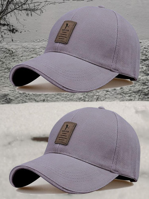 cap world Solid, Self Design Sports/Regular Cap Cap(Pack of 2)