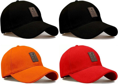 blutech Sports/Regular Cap Cap(Pack of 4)