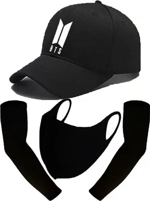 CLASSYMESSI Solid, Self Design, Embroidered Sports/Regular Cap Cap(Pack of 3)