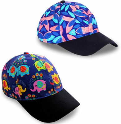 Knotyy Printed Snapback Cap Cap(Pack of 2)