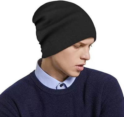 plutoprom Self Design Beanie Cap