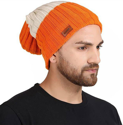 Knotyy Self Design Beanie Cap
