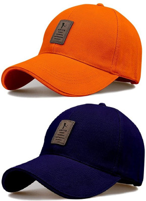 CLASSYMESSI Printed, Self Design, Solid Sports/Regular Cap Cap(Pack of 2)