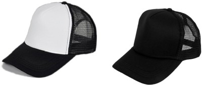 FashMade Solid Sports/Regular Cap Cap(Pack of 2)