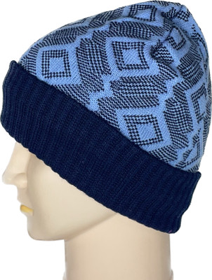 Wool N Fool Woven, Self Design Beanie Cap