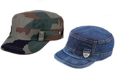 FQZILON Solid Visor Cap Cap(Pack of 2)