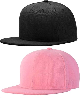 INFISPACE Solid Snapback Cap Cap(Pack of 2)