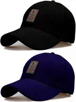 AngaarLook Solid Sports/Regular Cap Cap(Pack of 2)