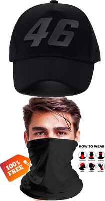 M John's Printed, Solid, Self Design Sports/Regular Cap Cap(Pack of 2)