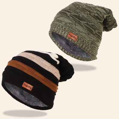 HUPSHY Beanie Cap(Pack of 2)