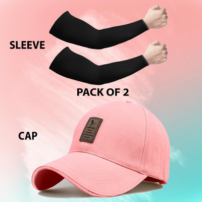 ALAMOS Solid Sports/Regular Cap Cap(Pack of 2)