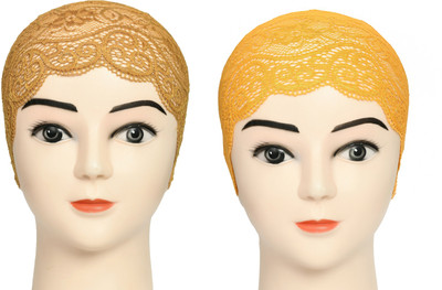 DCENT KRAFT Self Design Skull Cap Cap(Pack of 2)