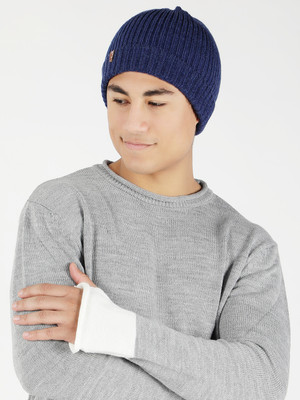 Bharatasya Solid Beanie Cap