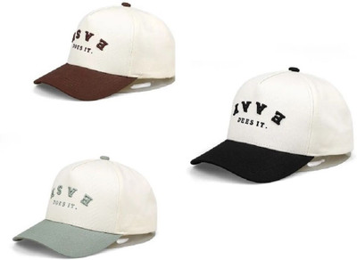 Rigzy Embroidered Sports/Regular Cap Cap(Pack of 3)