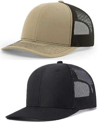 ZACHARIAS Solid, Embroidered Trucker Cap Cap(Pack of 2)