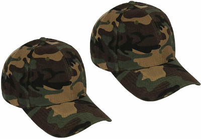 Evanden Self Design Sports/Regular Cap Cap(Pack of 2)