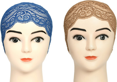 AzmiFashion Self Design Skull Cap Cap(Pack of 2)
