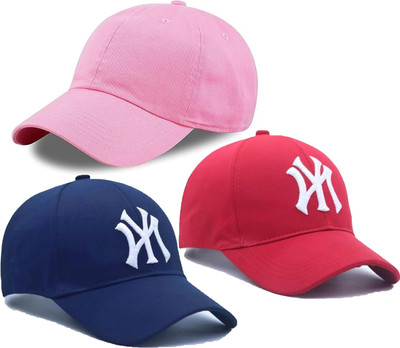CLASSYMESSI Solid Sports/Regular Cap Cap(Pack of 3)