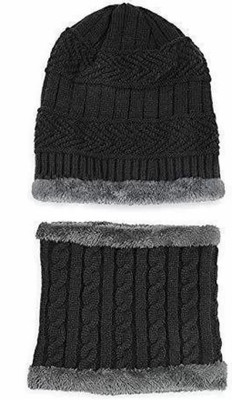 NKL Woven Beanie Cap(Pack of 2)