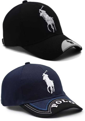 Polo store Embroidered Snapback Cap Cap(Pack of 2)