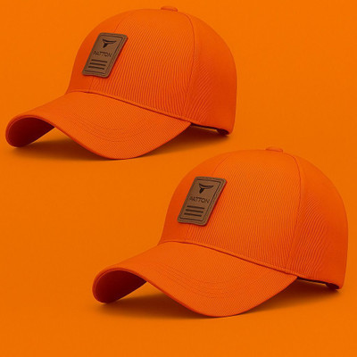 ILLEARION Solid, Self Design Sports/Regular Cap Cap(Pack of 2)