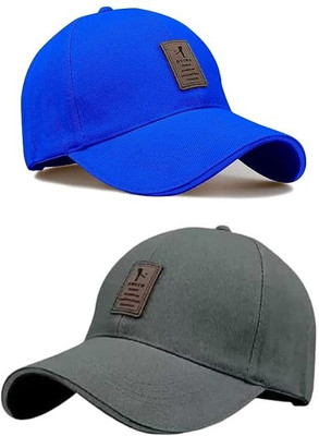 Welim Self Design, Embroidered Sports/Regular Cap Cap(Pack of 2)