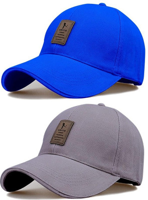CLASSYMESSI Printed, Self Design, Solid Sports/Regular Cap Cap(Pack of 2)