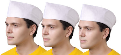 FQZILON Solid Skull Cap Cap(Pack of 3)