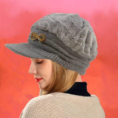 TRUE INDIAN Self Design Skull Cap Cap