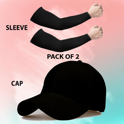 ALAMOS Solid Sports/Regular Cap Cap(Pack of 2)