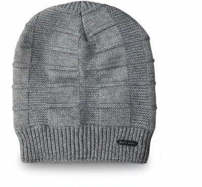 Whitearth Woven, Solid Beanie Cap